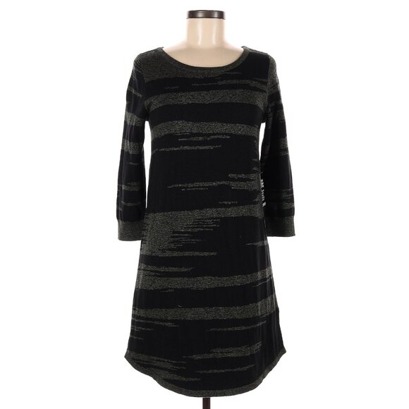 🍁🍂 NWT Express Striped Sweater Dress - Picture 1 of 8